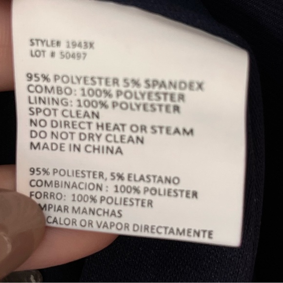 Womens XScape Round Neck Gold Embroidered Ruched Sheath Gown - Picture 6 of 7